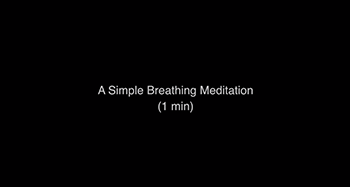 1-Minute-Breathing - video 